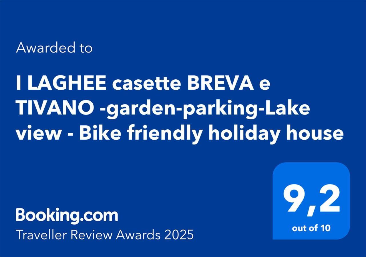 I Laghee Casette Breva E Tivano -Garden-Parking-Lake View - Bike Friendly Holiday House Colico Exterior photo